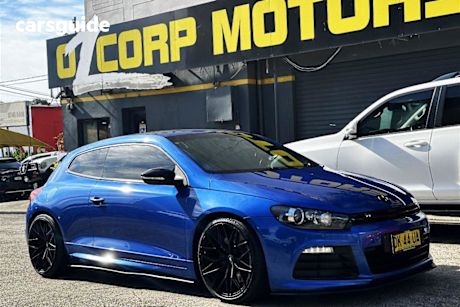 Blue 2013 Volkswagen Scirocco Coupe R