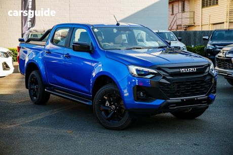 Blue 2025 Isuzu D-MAX Crew Cab Utility X-Rider (4X4)