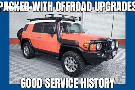 Orange 2013 Toyota FJ Cruiser Wagon