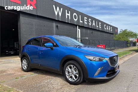 Blue 2015 Mazda CX-3 SUV MAXX F