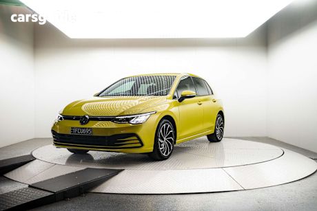 Yellow 2022 Volkswagen Golf Hatchback 110Tsi
