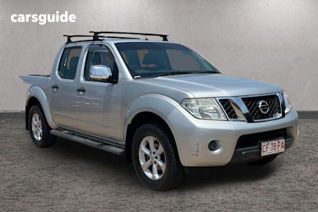 Silver 2010 Nissan Navara Ute Tray ST-X R
