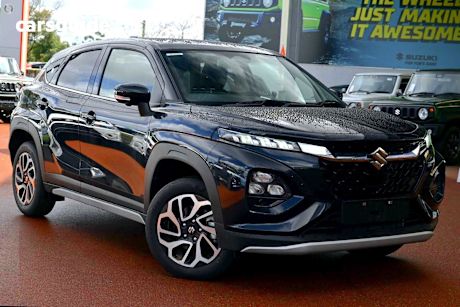 Black 2025 Suzuki Fronx SUV HYBRID F