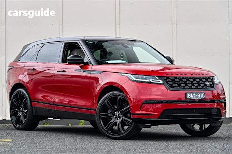 Red 2019 Land Rover Range Rover Velar SUV P300 HSE 4WD