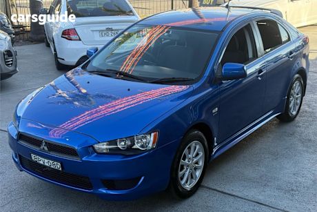 Blue 2010 Mitsubishi Lancer Hatch ES F