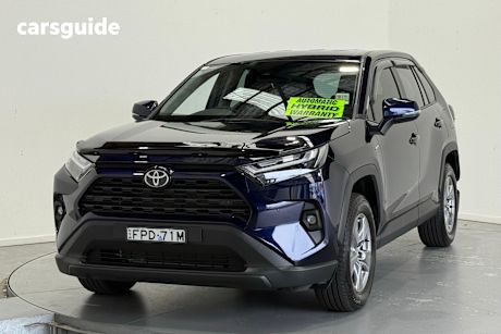 Blue 2024 Toyota RAV4 SUV GX F