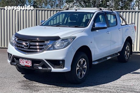 White 2018 Mazda BT-50 Dual Cab Utility Xtr (4X4)
