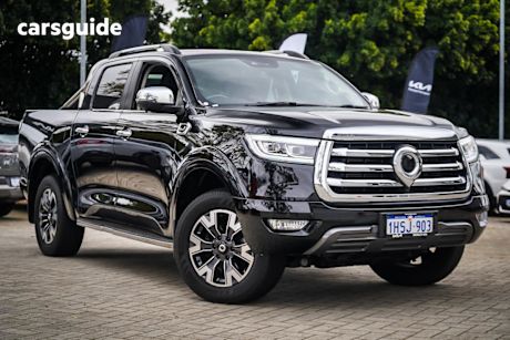 Black 2022 GWM UTE Dual Cab Utility Cannon-X (4X4)
