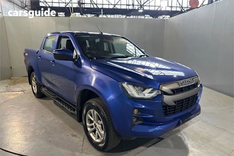 Blue 2022 Isuzu D-MAX Ute Tray LS-M 4X4