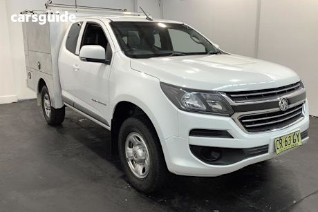 White 2017 Holden Colorado Space Cab Chassis Ls (4X4)