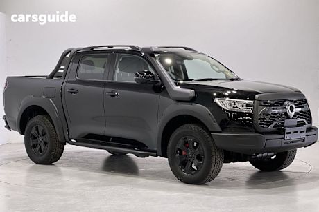 Black 2025 GWM Cannon Ute Tray XSR 4X4