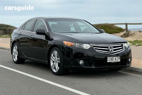Black 2010 Honda Accord Euro Sedan LUXURY F