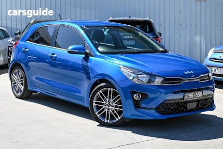 Blue 2022 Kia RIO Hatch SPORT F