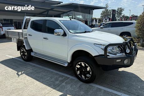 White 2018 Mitsubishi Triton Dual Cab Utility Exceed (4X4)