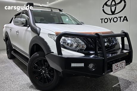 White 2017 Mitsubishi Triton Dual Cab Utility Gls (4X4) Sports Edt