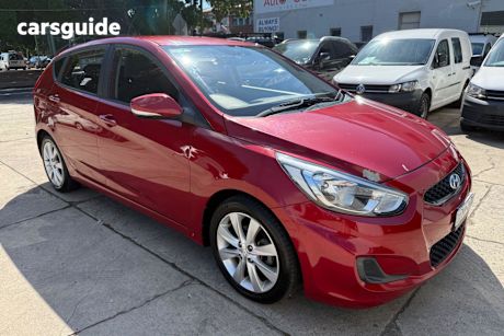 Red 2017 Hyundai Accent Hatchback Sport