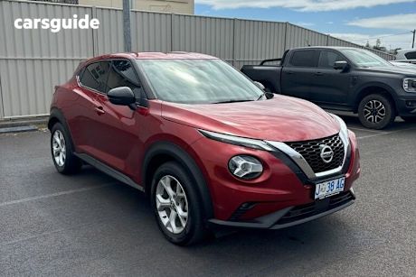 Red 2020 Nissan Juke Hatchback St+