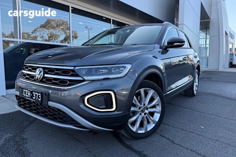 Grey 2022 Volkswagen T-ROC SUV 110TSI STYLE F