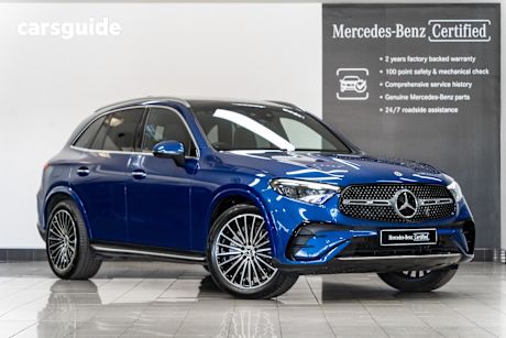 Blue 2025 Mercedes-Benz GLC-Class SUV GLC300 4WD