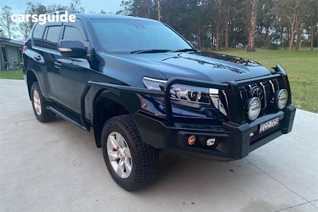 Blue 2019 Toyota Landcruiser Prado SUV GXL 4X4