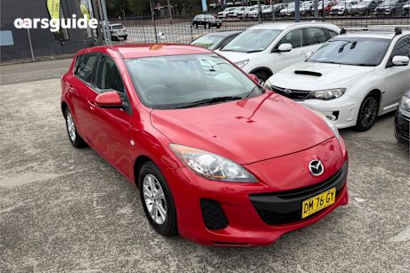 Red 2013 Mazda 3 Hatchback Neo