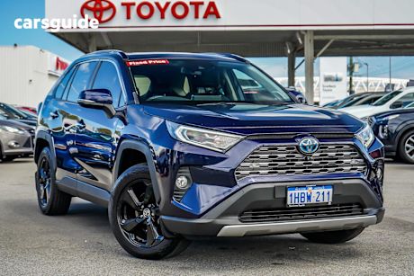 Blue 2020 Toyota RAV4 SUV CRUISER F