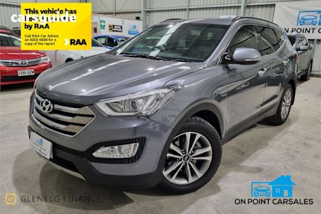 Silver 2015 Hyundai Santa FE SUV ELITE 4X4
