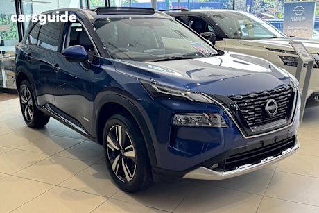 Blue 2025 Nissan X-Trail Wagon Ti-L (4Wd) E-Power (Hybrid)