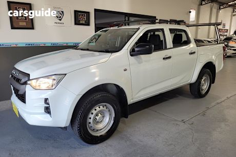 White 2021 Isuzu D-MAX Crew Cab Utility Sx (4X2) High-Ride