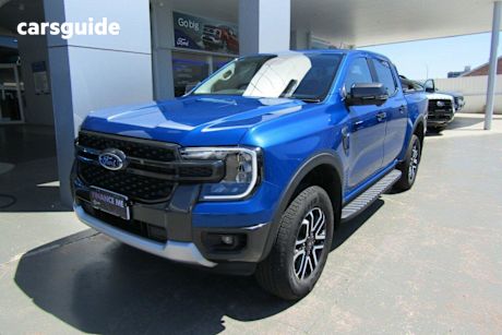 Blue 2025 Ford Ranger Double Cab Pick Up Sport 3.0 (4X4)