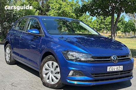 Blue 2021 Volkswagen Polo Hatch 70TSI TRENDLINE F