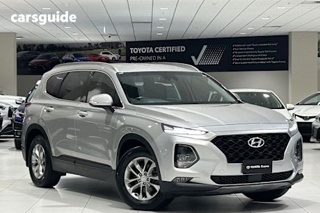 Silver 2020 Hyundai Santa FE Wagon Active (Awd)