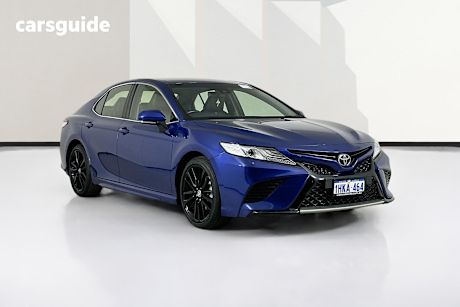 Blue 2021 Toyota Camry Sedan Sx