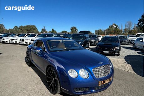 Blue 2006 Bentley Continental Coupe GT 4WD