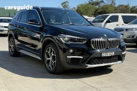 Black 2018 BMW X1 Wagon Sdrive 20I
