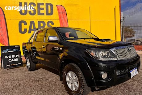 Black 2009 Toyota Hilux Dual Cab Pick-up Sr5 (4X4)