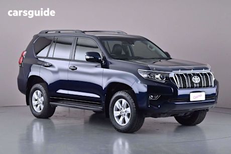 Black 2021 Toyota Landcruiser Prado Wagon Gxl Prem Inter Flat Tailgate