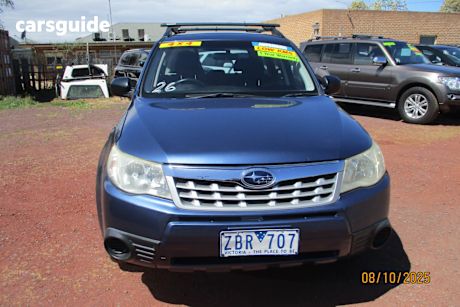Blue 2011 Subaru Forester Wagon X