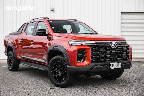 Orange 2024 LDV T60 Ute Tray MAX PLUS MEGA TUB 4X4