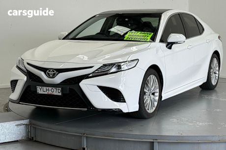 White 2021 Toyota Camry Sedan SL F