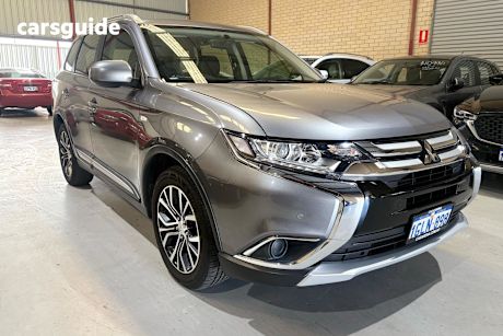 Grey 2017 Mitsubishi Outlander SUV ES 7 SEAT (2WD) ZL MY18.5
