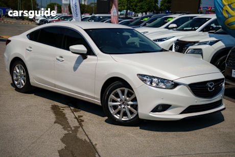 White 2013 Mazda 6 Sedan Touring