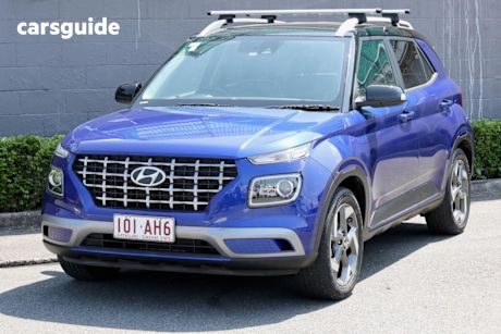 Blue 2020 Hyundai Venue SUV ELITE F