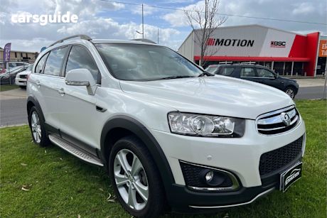 White 2014 Holden Captiva Wagon 7 Ltz (4X4)