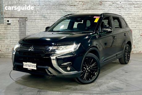 Black 2019 Mitsubishi Outlander Wagon Black Edition 7 Seat (2Wd)