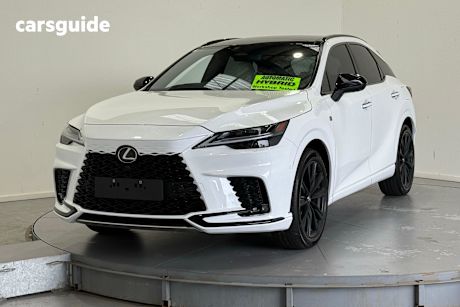 White 2024 Lexus RX500H Wagon F Sport Performance Hybrid