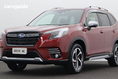 Red 2022 Subaru Forester SUV 2.5I-S 4WD