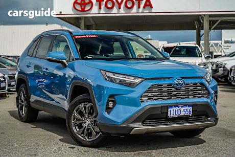 Blue 2024 Toyota RAV4 SUV GXL F