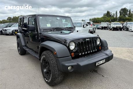 Black 2008 Jeep Wrangler Sedan SPORT 4X4