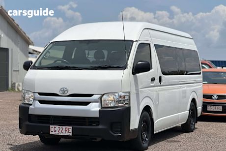 White 2018 Toyota HiAce Bus Commuter